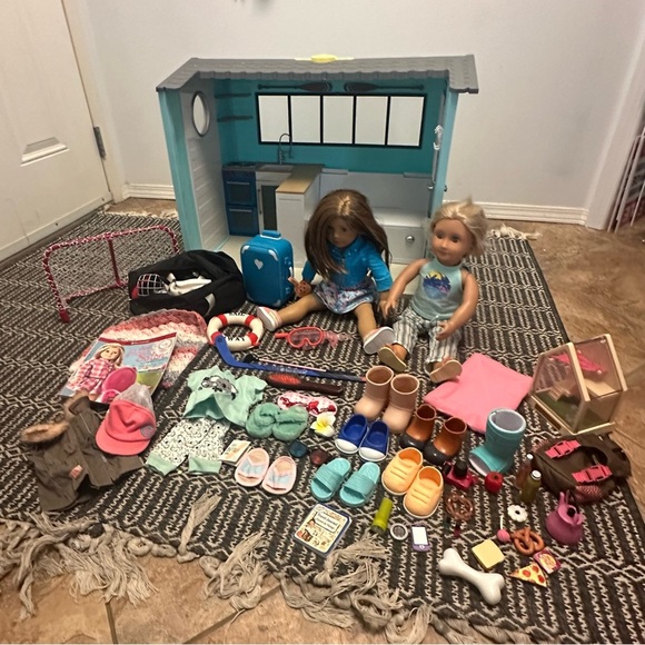 American Girl Doll Accessories Our Generation Doll House Accessories Hockey Gear - Picture 1 of 16